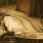 巴黎大区警察总署吁民众 下雪道路打滑危险 减少出门
