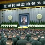 中国为江泽民隆重举行追悼大会