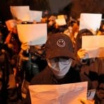 人权观察呼吁北京立即释放被捕的“白纸抗议”示威者
