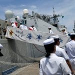 在外界对中国在非洲基地的担忧中，中国海军出现在尼日利亚
