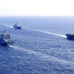中国导弹驱逐舰等4艘舰船在鹿儿岛县近海航行，日本关注