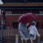台风余威：北京豪雨已知2死 紫禁城也淹水
