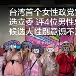 台湾首个女性政党宣示选立委 评4位男性总统候选人性别意识不及格
