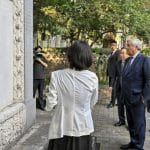 意大利副总理兼外长塔亚尼抵达北京 先参谒利玛窦墓碑