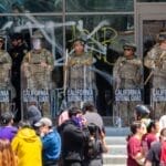特朗普对发生在美国的反移民局抗议做出回应