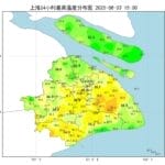 上海高温返场：明起三天最高可达35℃左右，可能有雷雨