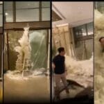 「桦加沙」袭港至少62人伤　观浪母子被卷堕海　海水冲毁酒店玻璃门