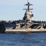 美“福特号”航空母舰抵达加勒比海